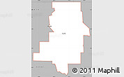 Gray Simple Map of ZIP code 58631