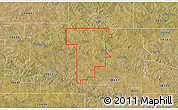 Satellite 3D Map of ZIP code 58638