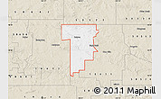 Classic Style Map of ZIP code 58638