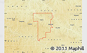 Physical Map of ZIP code 58638