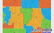 Political Map of ZIP code 58638