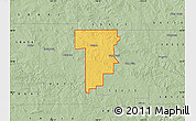 Savanna Style Map of ZIP code 58638