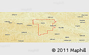 Physical Panoramic Map of ZIP code 58638