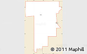 Classic Style Simple Map of ZIP code 58638