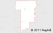 Silver Style Simple Map of ZIP code 58638