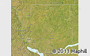 Satellite 3D Map of Burleigh County