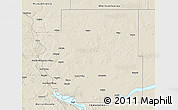 Shaded Relief 3D Map of Burleigh County