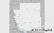 Gray Map of Burleigh County