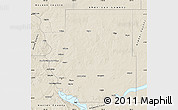 Shaded Relief Map of Burleigh County