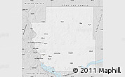 Silver Style Map of Burleigh County