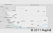 Silver Style Panoramic Map of Burleigh County