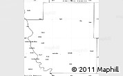 Blank Simple Map of Burleigh County