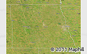 Satellite Map of Grand Forks County
