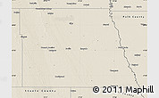 Shaded Relief Map of Grand Forks County