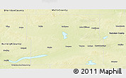 Physical Panoramic Map of Kidder County