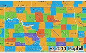 Political Map of North Dakota
