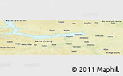 Physical Panoramic Map of McLean County