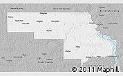 Gray 3D Map of Morton County