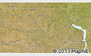 Satellite 3D Map of Morton County
