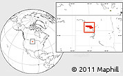 Blank Location Map of Morton County