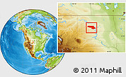 Physical Location Map of Morton County