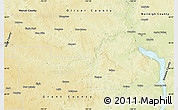 Physical Map of Morton County