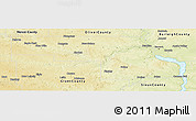 Physical Panoramic Map of Morton County