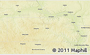 Physical 3D Map of Oliver County