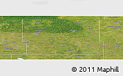 Satellite Panoramic Map of Rolette County