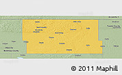 Savanna Style Panoramic Map of Rolette County