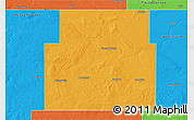 Political 3D Map of Sheridan County