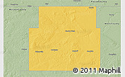 Savanna Style 3D Map of Sheridan County