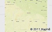 Physical Map of Sheridan County