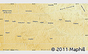 Physical Map of Stark County