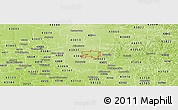 Physical Panoramic Map of ZIP code 43001