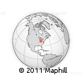 Outline Map of ZIP Code 43002