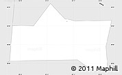 Silver Style Simple Map of ZIP code 43002