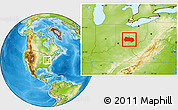 Physical Location Map of ZIP codes starting with 431