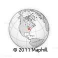 Outline Map of ZIP Code 43105