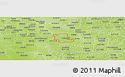 Physical Panoramic Map of ZIP code 43105