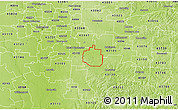 Physical 3D Map of ZIP code 43112