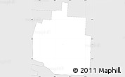 Silver Style Simple Map of ZIP code 43112