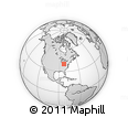 Outline Map of ZIP Code 43125