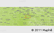 Physical Panoramic Map of ZIP code 43125
