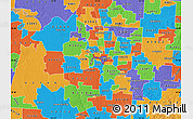 Political Map of ZIP code 43215