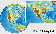 Physical Location Map of ZIP codes starting with 434, within the entire country