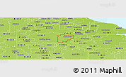 Physical Panoramic Map of ZIP code 43450