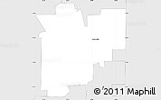 Silver Style Simple Map of ZIP code 43450