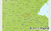Physical Map of ZIP code 43560