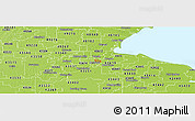 Physical Panoramic Map of ZIP code 43602